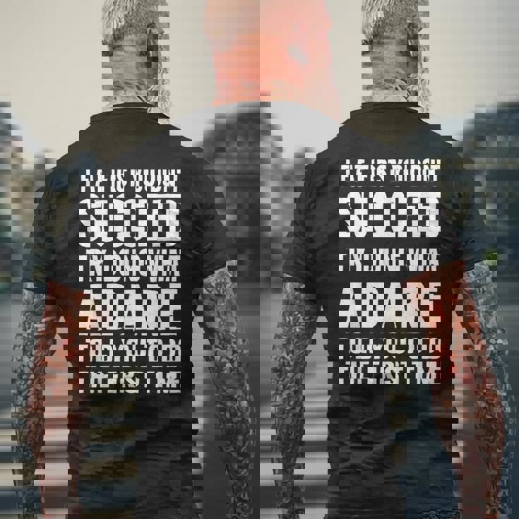 Try Doing What Adare Told Adare シャツ メンズTシャツ バックプリント 高齢者への贈り物