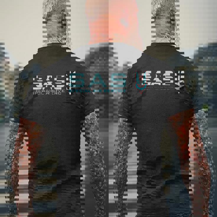 Ukas 特殊航空サービス イギリス陸軍 特殊部隊 メンズTシャツ バックプリント 高齢者への贈り物