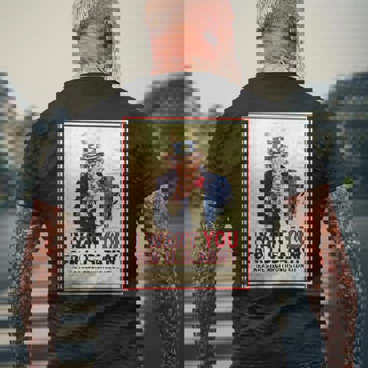 Uncleam I Want You For Us Army ビンテージポスターtシャツ メンズTシャツ バックプリント 高齢者への贈り物