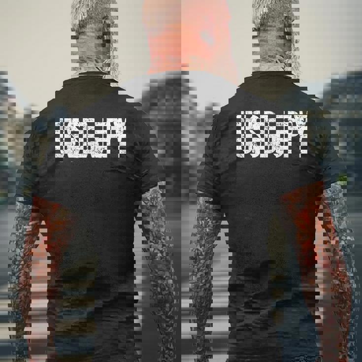 Usdjpy Dollar Yen シャツ 通貨ペア 外国為替tシャツ メンズTシャツ バックプリント 高齢者への贈り物