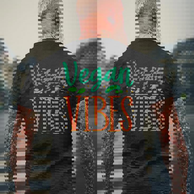 Veganibes 面白いヴィーガン主義 ベジタリアン 植物 ヴィーガン メンズTシャツ バックプリント 高齢者への贈り物