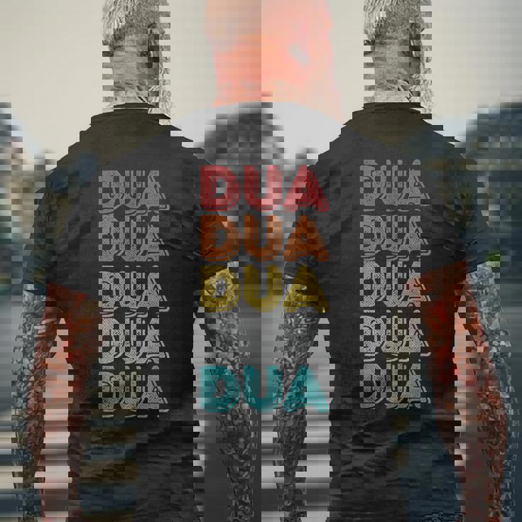 Vintage Retro Dua Men's T-shirt Back Print Gifts for Old Men