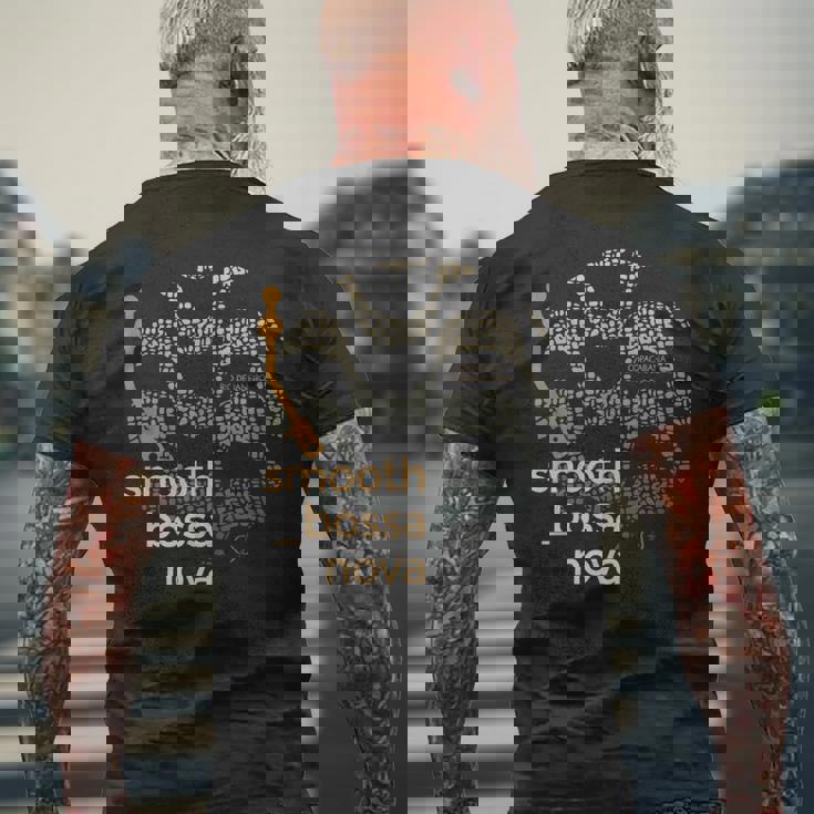 Vintagemooth Bossa Nova 2 Copacabana Rio De Janeiro メンズTシャツ バックプリント 高齢者への贈り物