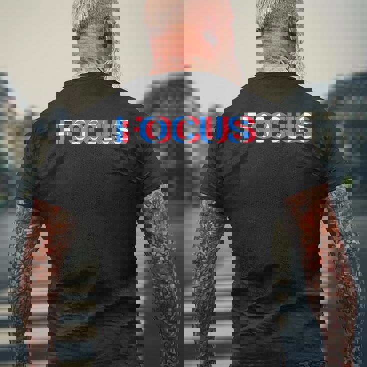 Weird Focus Crazy Optical Illusionシャツ メンズTシャツ バックプリント 高齢者への贈り物