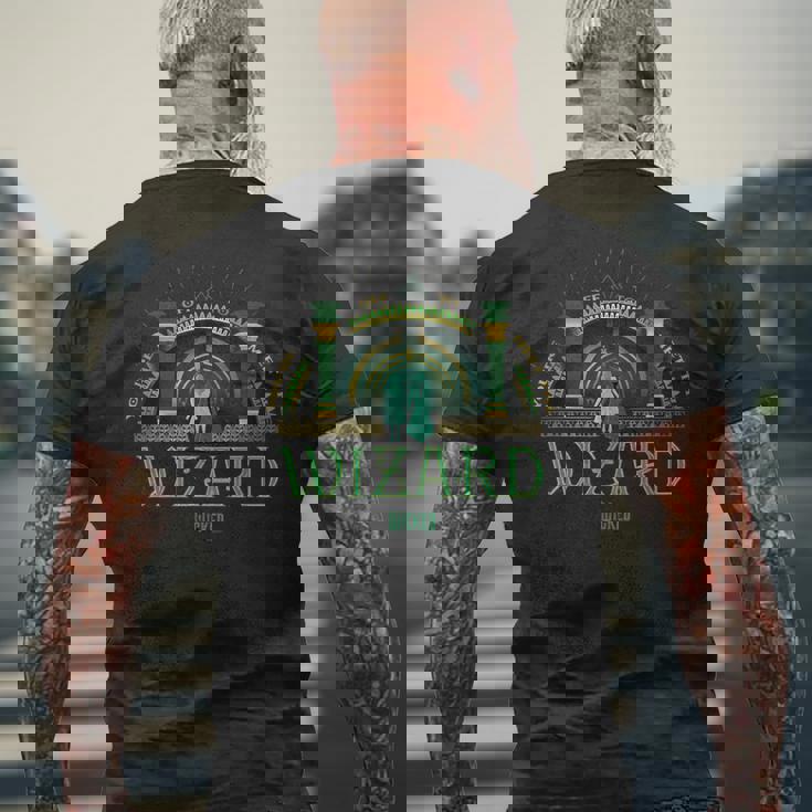 Wicked You're Off To Meet The Wizard メンズTシャツ バックプリント 高齢者への贈り物