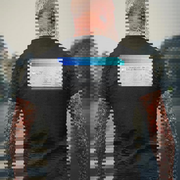 Windows 95 ヴィンテージ ヴェイパーウェーブ Windows 95 メンズTシャツ バックプリント 高齢者への贈り物