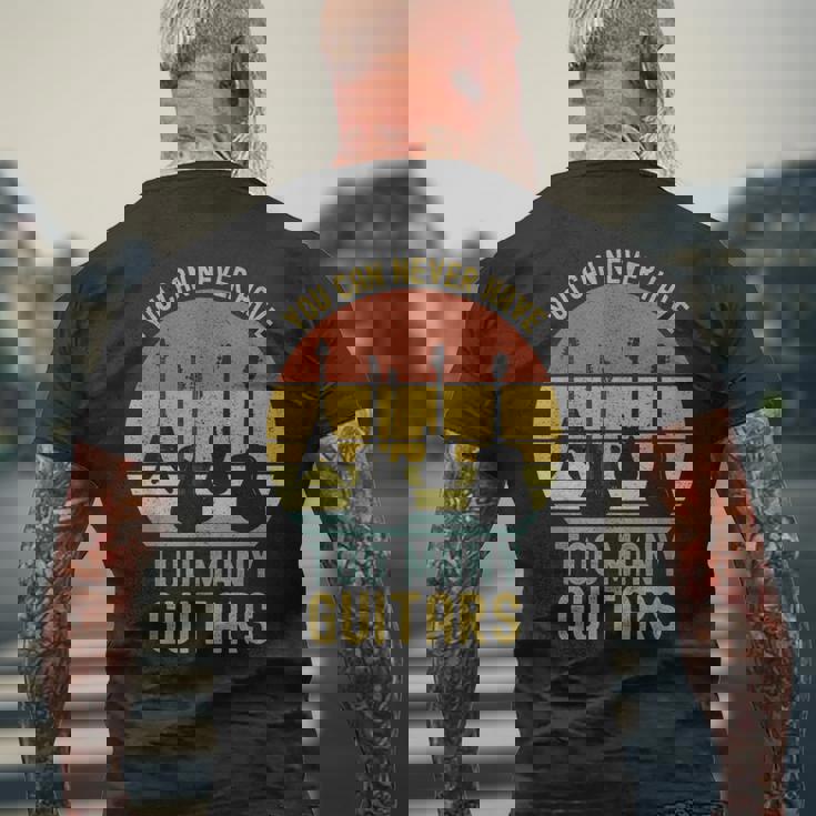 You Can Never Have Too Many Guitars シャツ ミュージック 面白い メンズTシャツ バックプリント 高齢者への贈り物