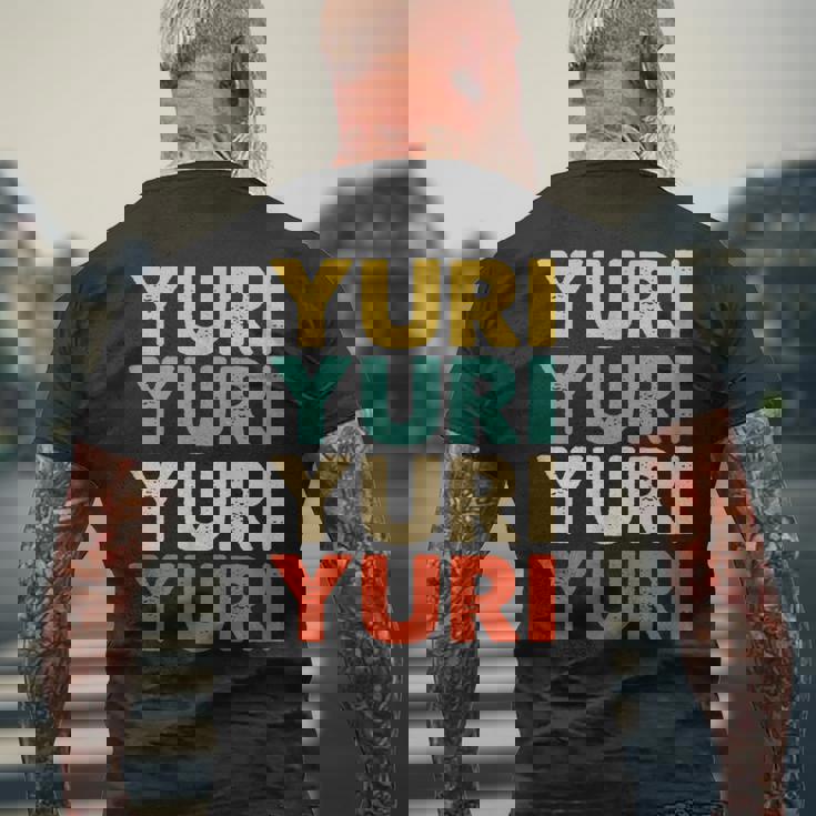 Yuri 百合 メンズTシャツ バックプリント 高齢者への贈り物