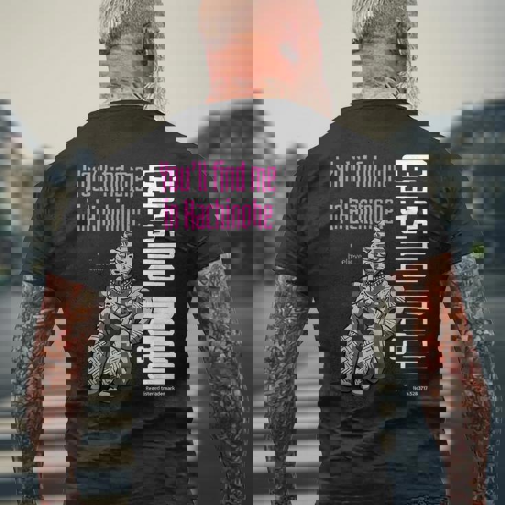 「きっとあなたは私を見つけてくれる。八戸で」八戸市発掘の合掌土偶。縄文 合掌土偶 祈る土偶 八戸 国宝 考古学 メンズTシャツ バックプリント 高齢者への贈り物