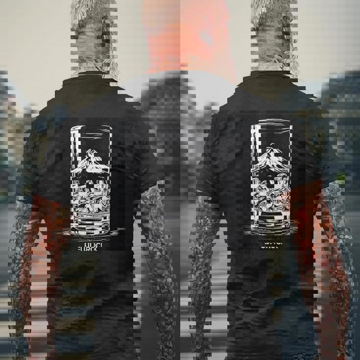 「フジドリンクロック」Fuji Rock ドリンク メンズTシャツ バックプリント 高齢者への贈り物