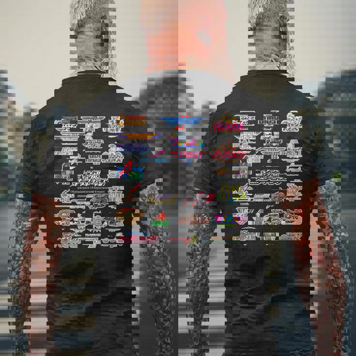 「ミュージックフロム コナミ アーケードシューティング」 メンズTシャツ バックプリント 高齢者への贈り物