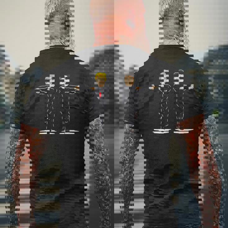 「ロケットマン」金正恩北朝鮮tシャツ ドナルド・トランプ メンズTシャツ バックプリント 高齢者への贈り物