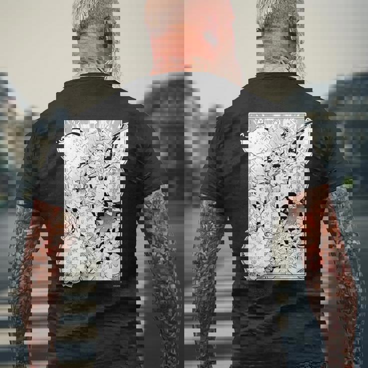 【さくらみこ】『ヤマト神想怪異譚』漫画コマtシャツ（本人セレクト 日本語） メンズTシャツ バックプリント 高齢者への贈り物