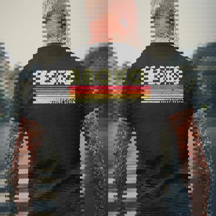 【なおこ ナオコ】名前 名字 家族お揃い ギャグ ネタ ウケ狙い 贈り物 ギフト 面白い おもしろ メンズTシャツ バックプリント 高齢者への贈り物