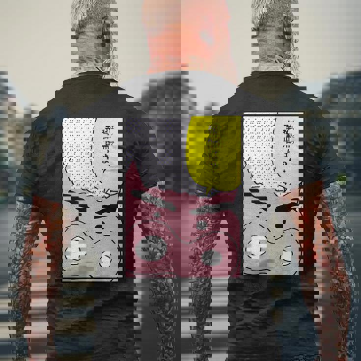 【まんが】クレヨンしんちゃん ぶりぶりざえもんの名言３ メンズTシャツ バックプリント 高齢者への贈り物