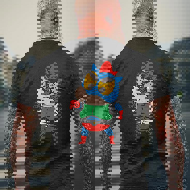 【まんが】クレヨンしんちゃん アクション仮面に変身！ メンズTシャツ バックプリント 高齢者への贈り物