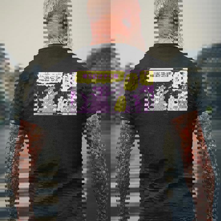 【まんが】クレヨンしんちゃん 紅さそり隊登場 メンズTシャツ バックプリント 高齢者への贈り物