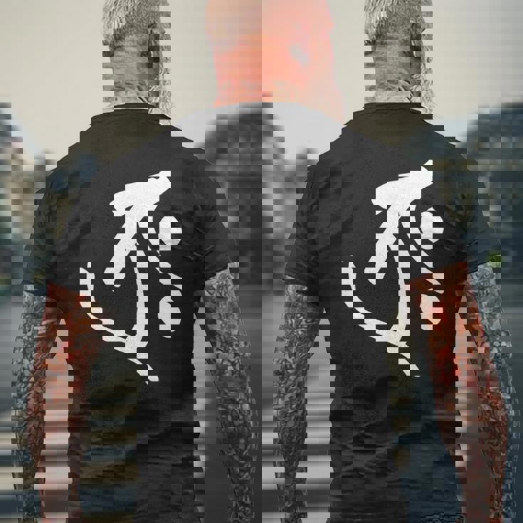 【タラーク】梵字 丑年 寅年 干支 守護梵字 虚空蔵菩薩 1月 2月生まれ 守り本尊 手書き 仏教 悉曇文字 古代文字 長袖tシャツ メンズTシャツ バックプリント 高齢者への贈り物