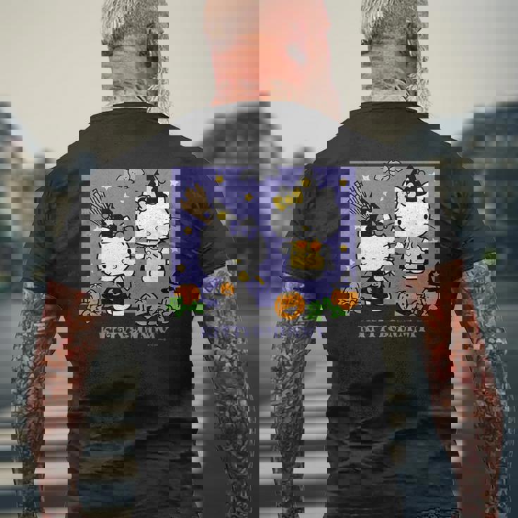 【ハロウィン特集】Usデザイン ハローキティ ミミィと一緒 メンズTシャツ バックプリント 高齢者への贈り物