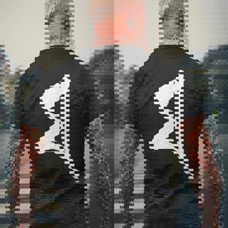 【マ】梵字 大黒天 摩利支天 孔雀明王 手書き 悉曇文字 古代文字 仏教 グッズ 守護神 お守り スピリチュアル メンズTシャツ バックプリント 高齢者への贈り物