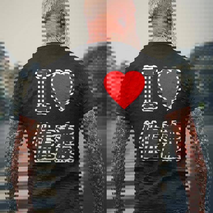 【両面プリント・表裏】アイラブ・佐渡（I Love ハート）佐渡ヶ島 Jimo-T ジモティ 地元愛 面白 メンズTシャツ バックプリント 高齢者への贈り物