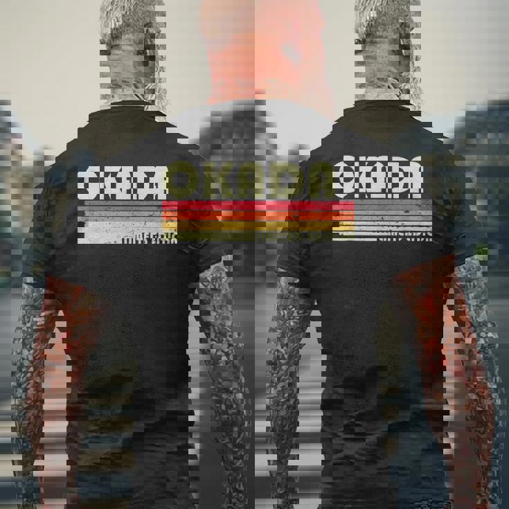 【岡田 おかだ】名前 名字 家族お揃い ギャグ ネタ ウケ狙い 贈り物 ギフト 面白い おもしろ メンズTシャツ バックプリント 高齢者への贈り物