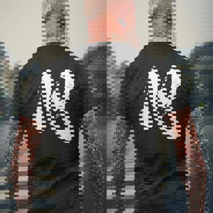 【心】一文字 漢字 日本語 毛筆 書道 筆文字 言葉 和柄 日本 かっこいい お土産 海外 おもしろ 面白い 文字入り メンズTシャツ バックプリント 高齢者への贈り物