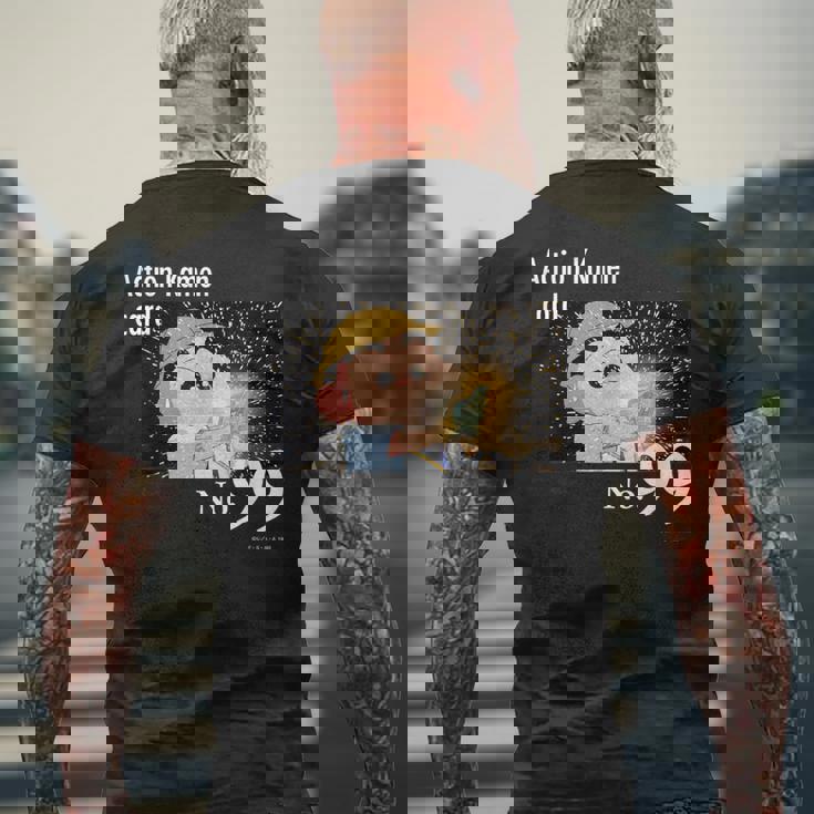 【映画】クレヨンしんちゃん アクション仮面カードno99 メンズTシャツ バックプリント 高齢者への贈り物