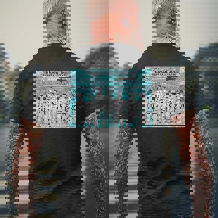 【株クラデザイングッズ】株クラジャパン 株クラセブン メンズTシャツ バックプリント 高齢者への贈り物