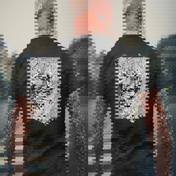 【百鬼あやめ】『ヤマト神想怪異譚』漫画コマtシャツ（本人セレクト 英語） メンズTシャツ バックプリント 高齢者への贈り物