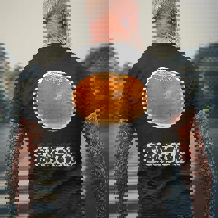 あんぱん《スイーツ ポップ》食べ物 かわいい 面白い デザイン メンズTシャツ バックプリント 高齢者への贈り物