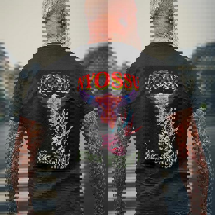 うびびびびはんじょう メンズTシャツ バックプリント 高齢者への贈り物