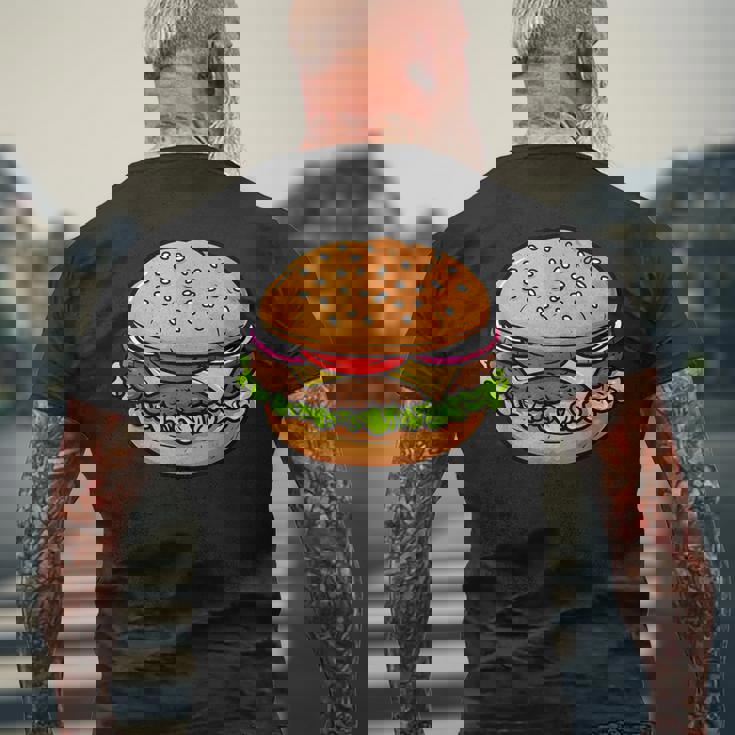 おいしい食通にインスパイアされた メンズTシャツ バックプリント 高齢者への贈り物