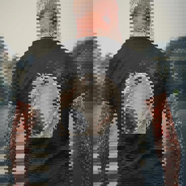 おさるの犬 バルソイ メンズTシャツ バックプリント 高齢者への贈り物