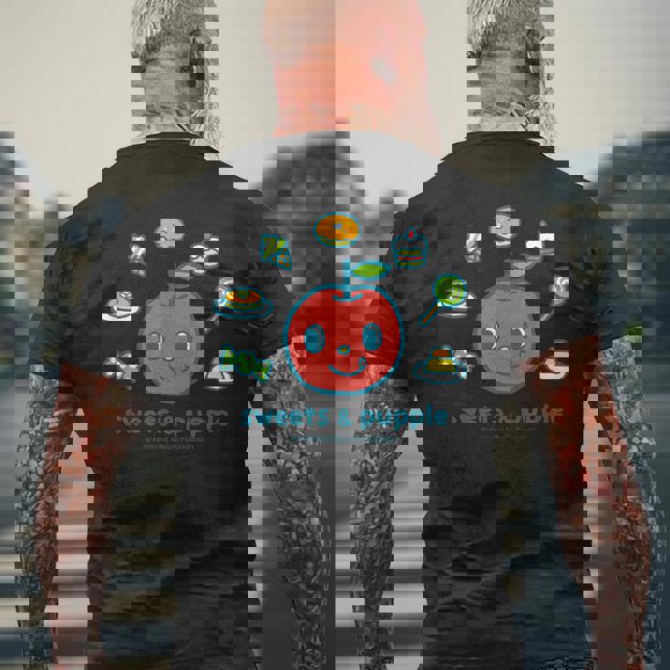 おなかがグ〜Weets&Pupple メンズTシャツ バックプリント 高齢者への贈り物