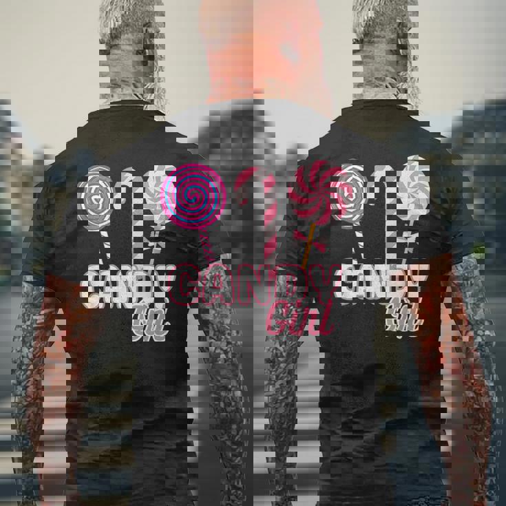 おもしろロリポップ アート キャンディ ロリポップ 恋人 メンズ レディース キッズ メンズTシャツ バックプリント 高齢者への贈り物