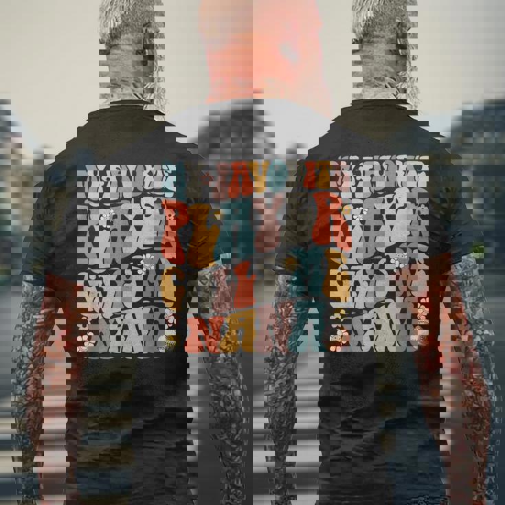 お気に入りの野球選手が私をナナと呼ぶ母の日。 メンズTシャツ バックプリント 高齢者への贈り物