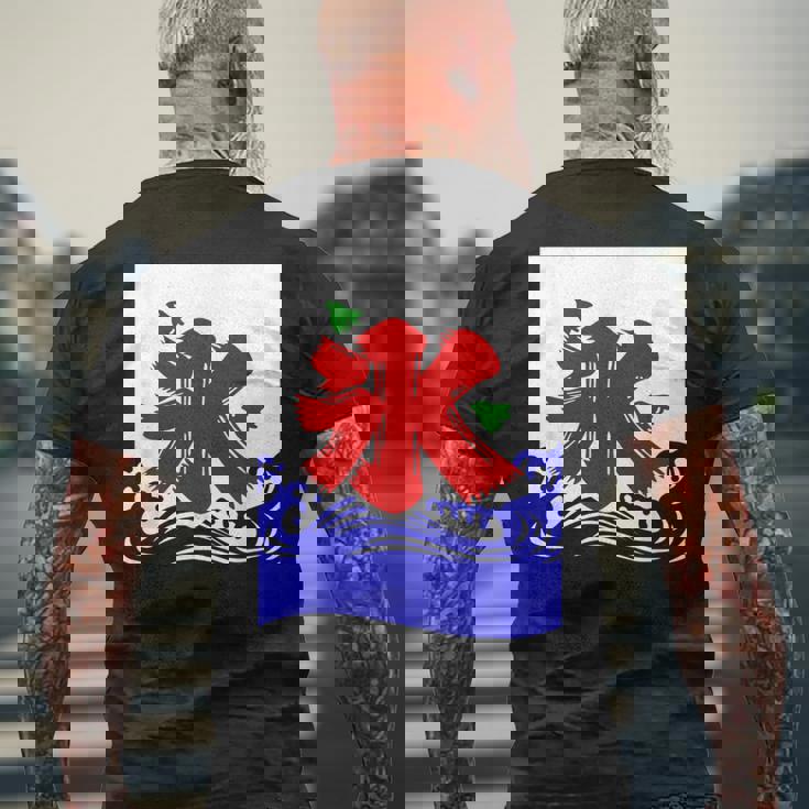 かきごり 日本のこりちどり かき氷サインtシャツ メンズTシャツ バックプリント 高齢者への贈り物