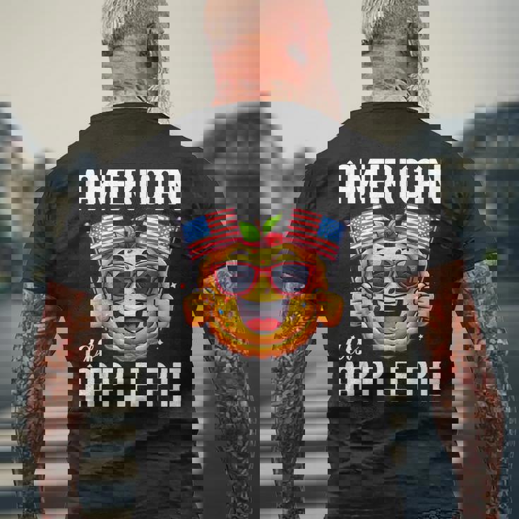 かわいいアメリカンアップルパイシャツ メンズ レディース キッズ メンズTシャツ バックプリント 高齢者への贈り物