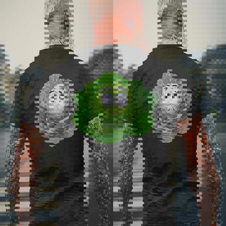 かわいいキャベツチーム ハロウィンコスチューム キャベツ愛好家 ビーガンtシャツ メンズTシャツ バックプリント 高齢者への贈り物