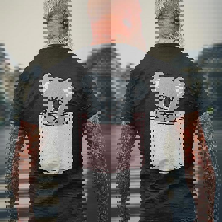 かわいいコアラ コアラベア ポケットアニマル メンズ レディース ティーン キッズ メンズTシャツ バックプリント 高齢者への贈り物