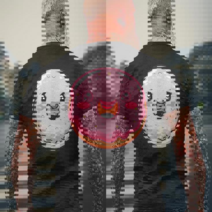 かわいいドーナツ I キッズ ドーナツ メンズTシャツ バックプリント 高齢者への贈り物