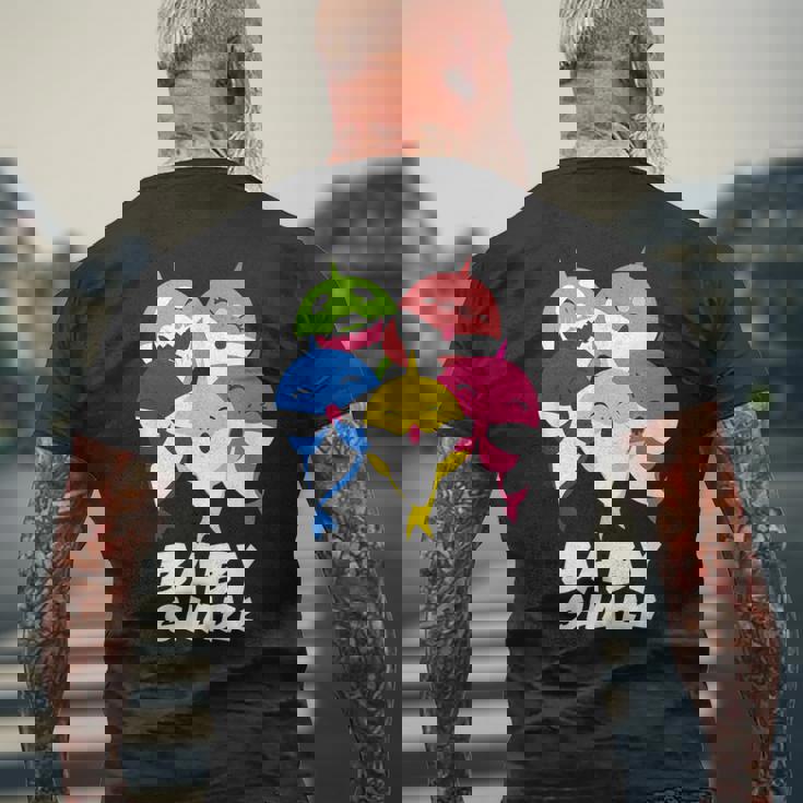 かわいいベビーシャークドゥードゥーギフト メンズTシャツ バックプリント 高齢者への贈り物