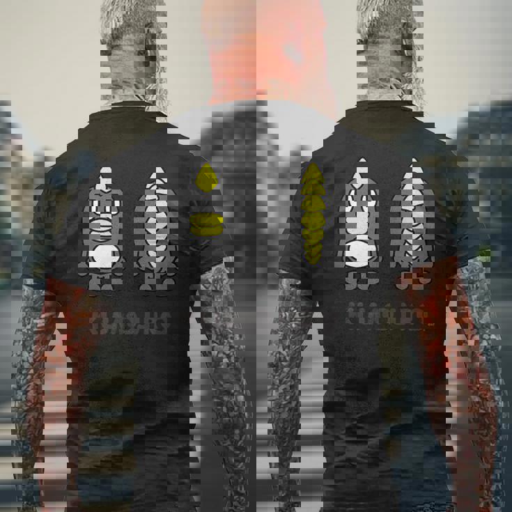 くもジロー メンズTシャツ バックプリント 高齢者への贈り物