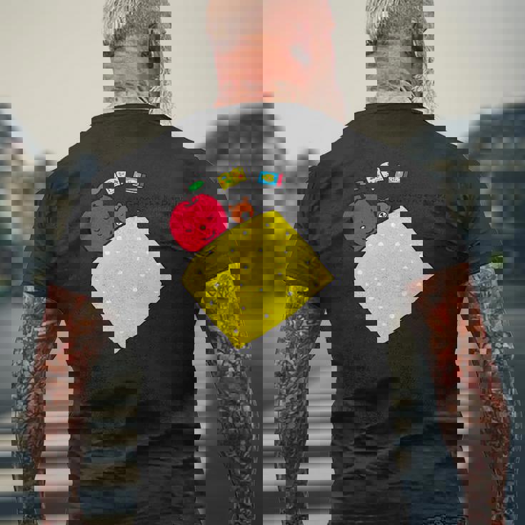 ぐっすりおやすみぷっぷる メンズTシャツ バックプリント 高齢者への贈り物