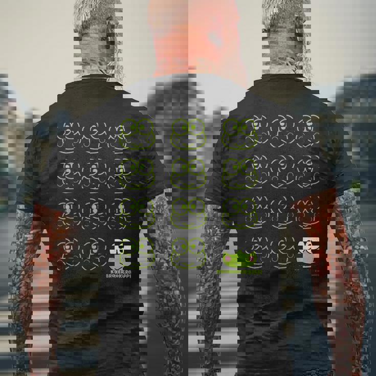 けろけろけろっぴ Usデザイン カオ メンズTシャツ バックプリント 高齢者への贈り物