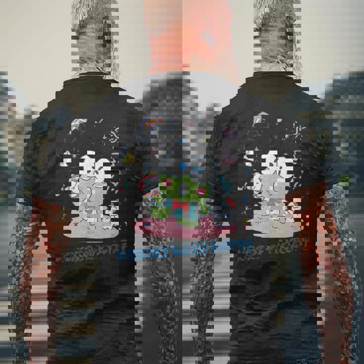 けろけろけろっぴ タンバリン 【バレンタインギフトにおすすめ！】 メンズTシャツ バックプリント 高齢者への贈り物