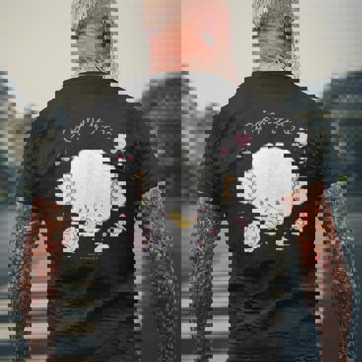 こぎみゅん Love 【バレンタインギフトにおすすめ！】 メンズTシャツ バックプリント 高齢者への贈り物