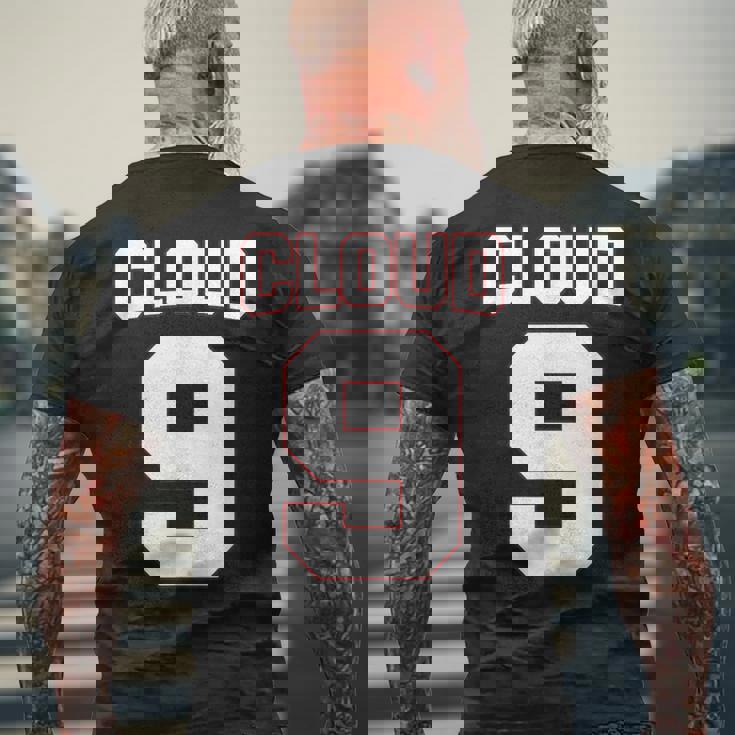 この面白いコスチュームでクラウド9の穏やかな体験をしてください。 メンズTシャツ バックプリント 高齢者への贈り物