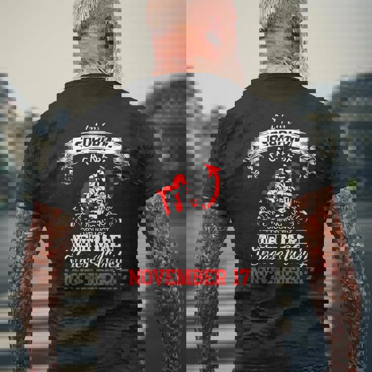 さそり座 11月17日 星座 占星術 星占い サイン 誕生日 メンズTシャツ バックプリント 高齢者への贈り物